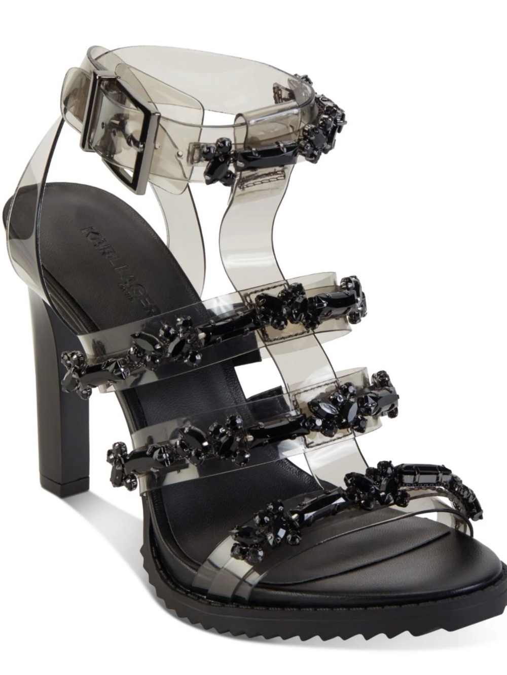Karl Largerfeld Jeweled High Heels